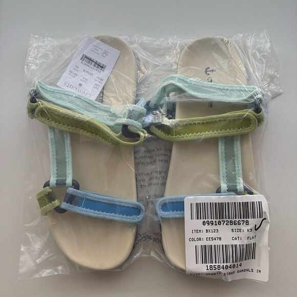 J Crew Kids' sporty-strap sandals in colorblock Little‎ Kids Size 3 - Picture 2 of 6